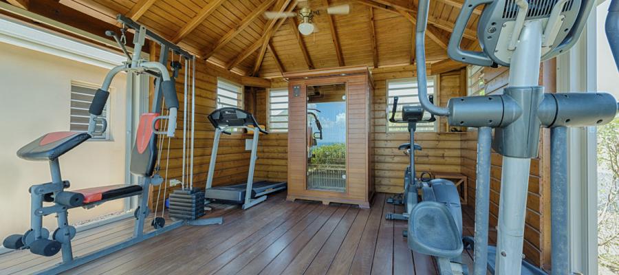 Gym - Sauna | St.Martin Vacation Villa Rentals : private vacation ...